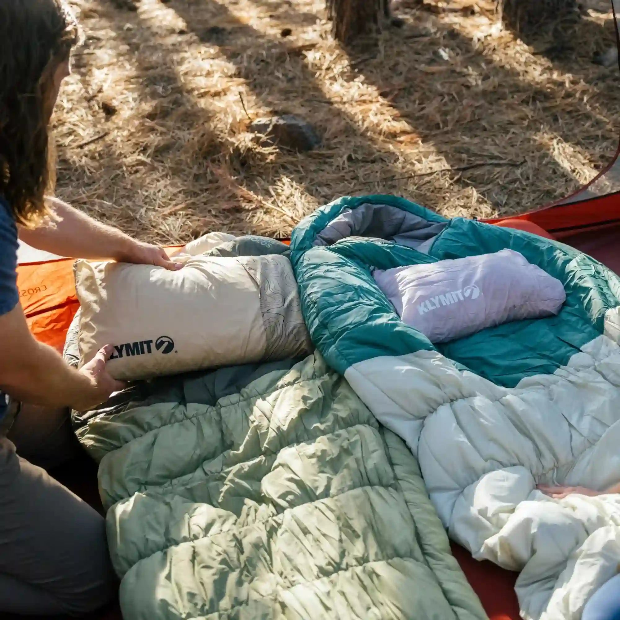 Klymit Drift Camp Pillow tan