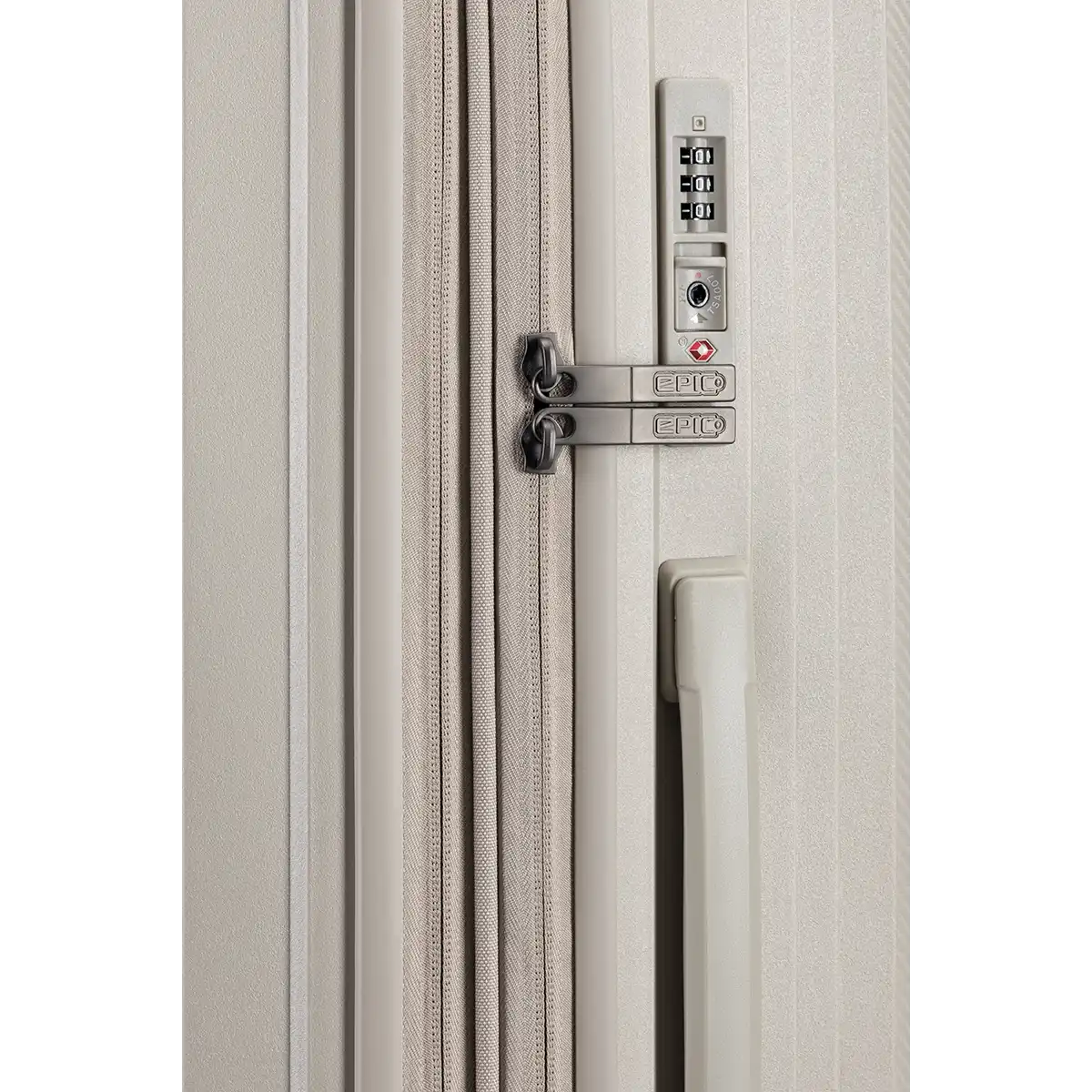 Epic Anthem Silk Grey Stor kuffert, lås