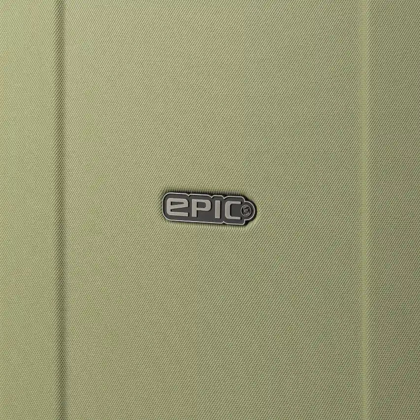 epic airwave neo kuffert stor moss green, logo