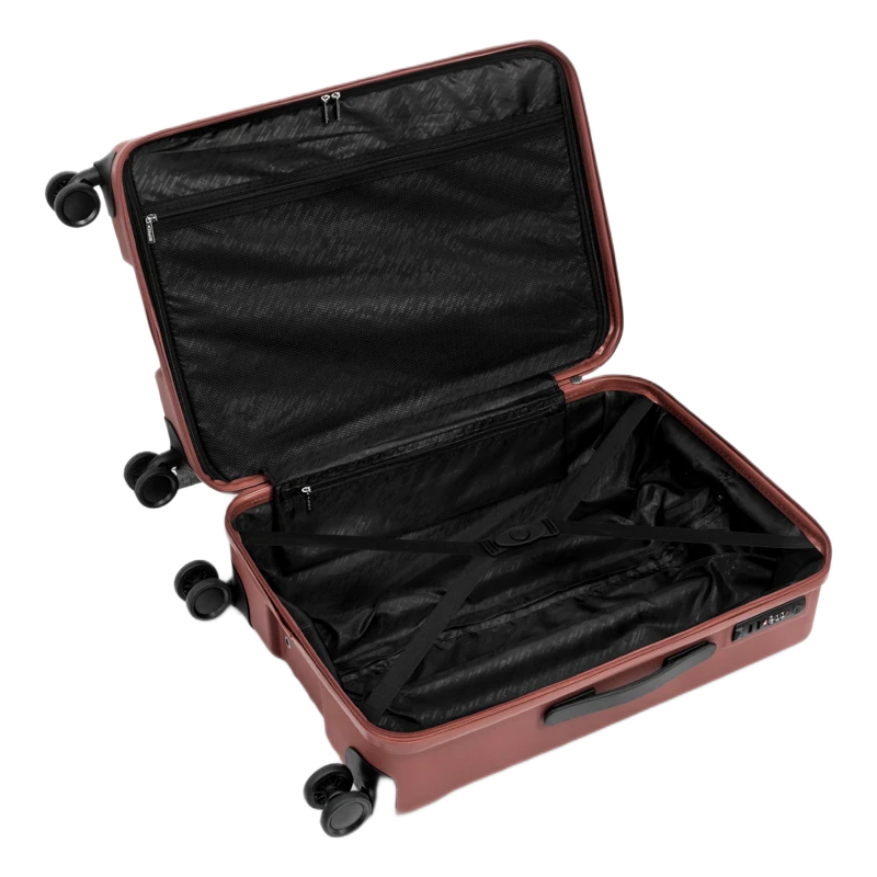 Epic Airwave neo 65 cm kuffert i terracotta Rose, åben