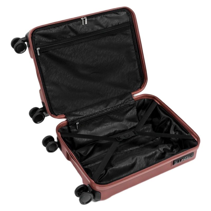 airwave neo terracotta rose kabinekuffert, åben