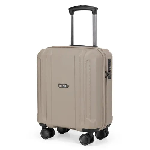 Epic Airwave neo beige lille kabinekuffert 45x35x20 cm, skråt forfra