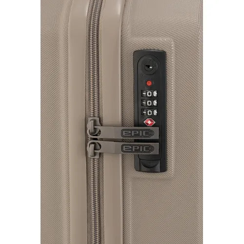 Epic Airwave neo beige lille kabinekuffert 45x35x20 cm, tsa-lås