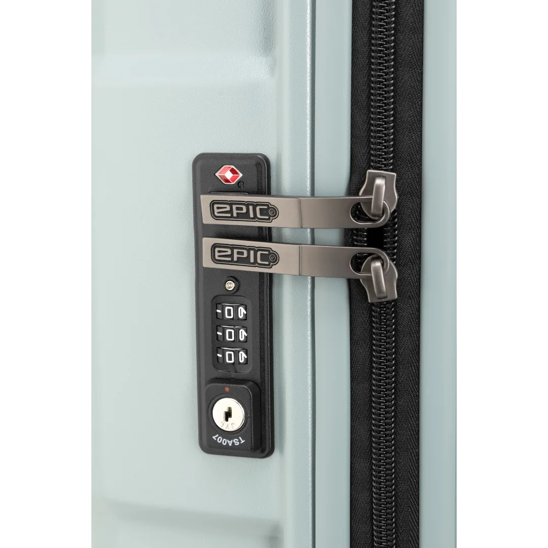 Epic Crate Solids 65 cm Mellemstor kuffert, Stealth Green, lås