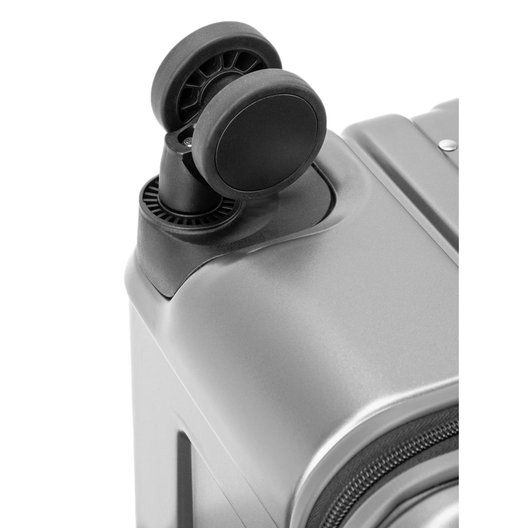 Epic Crate Trunk M 72 cm - Stealth Grey, hjul