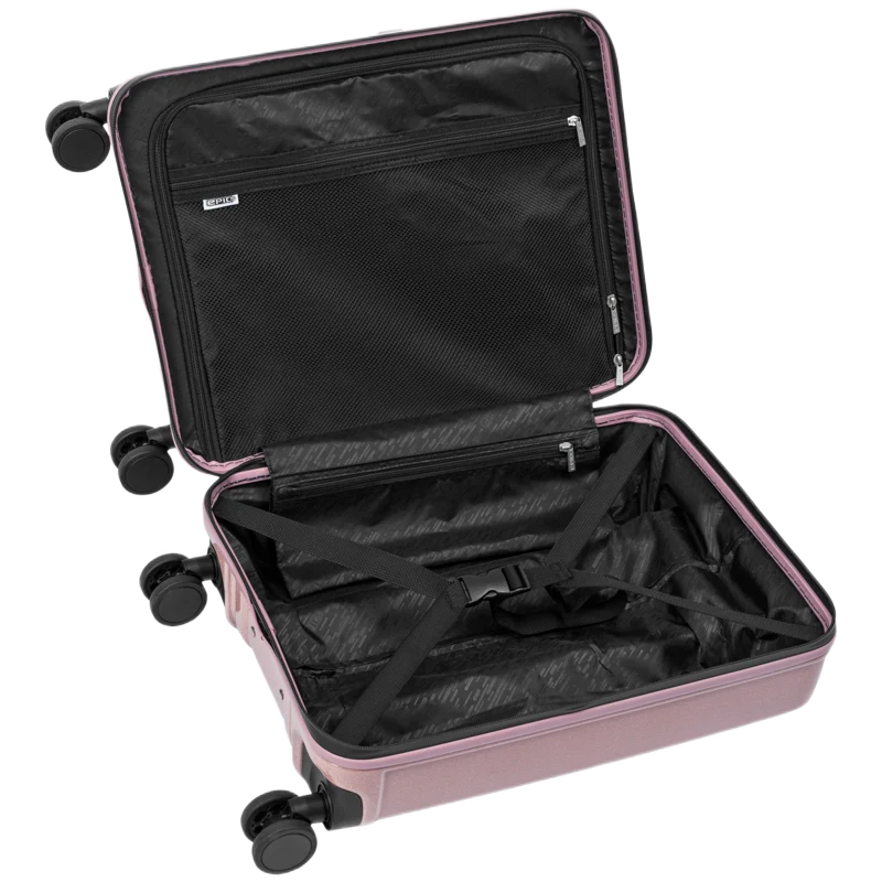 Epic Crate Refleks Evo kabinekuffert, crystal rose, åben