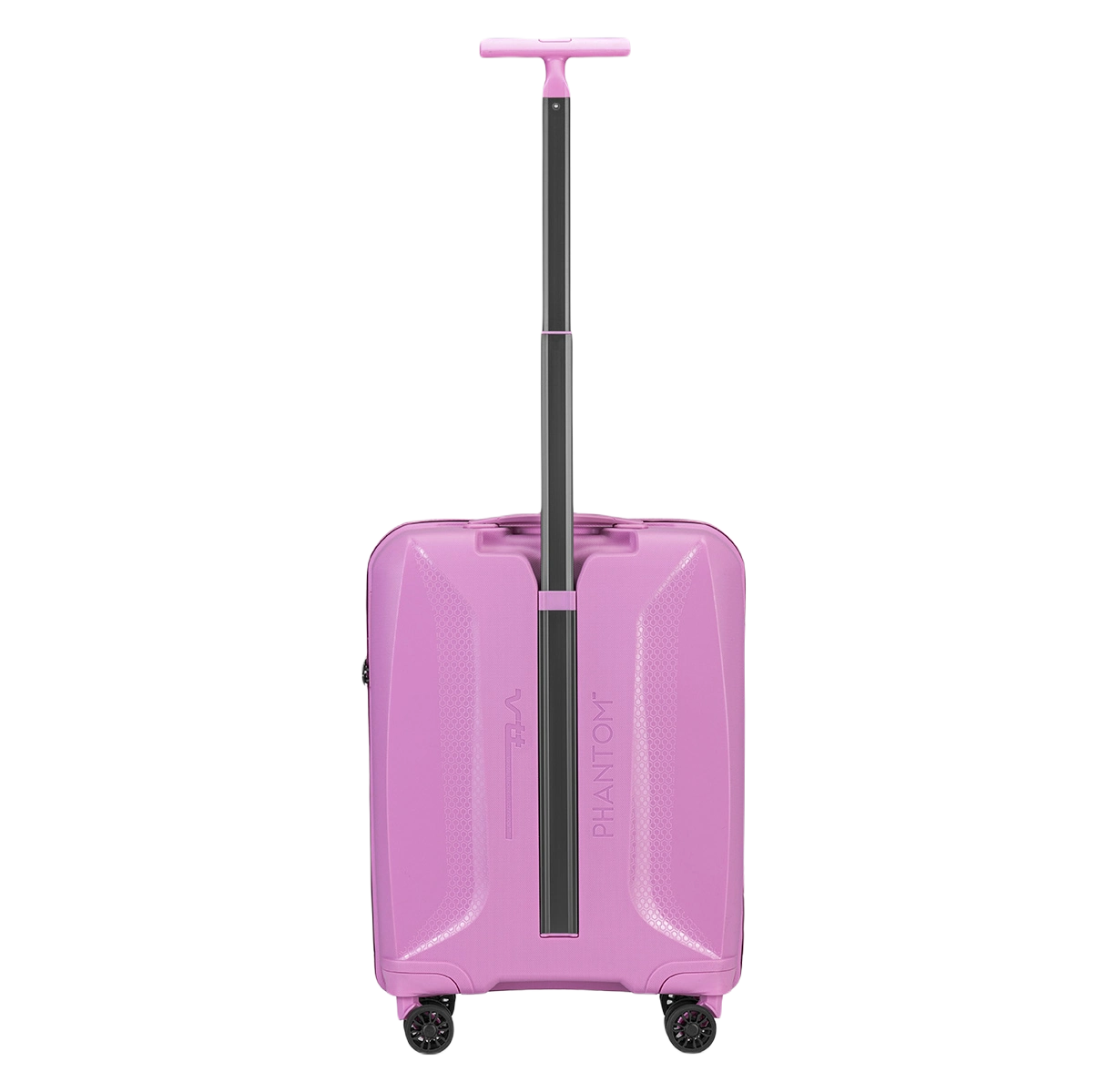 epic phantom pink kabinekuffert fra siden, bagfra