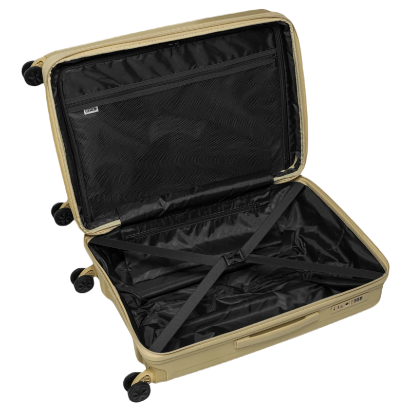 Epic halo medium kuffert solgul, åben