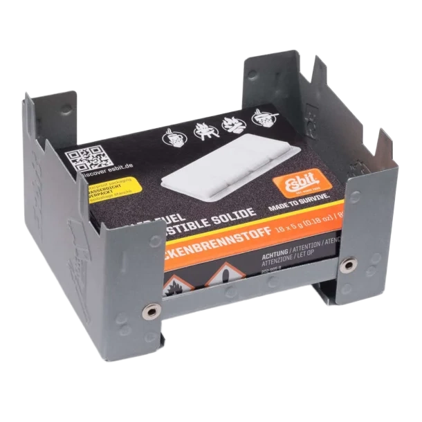 Esbit lille lommekomfur - sprittabletter opbeholder