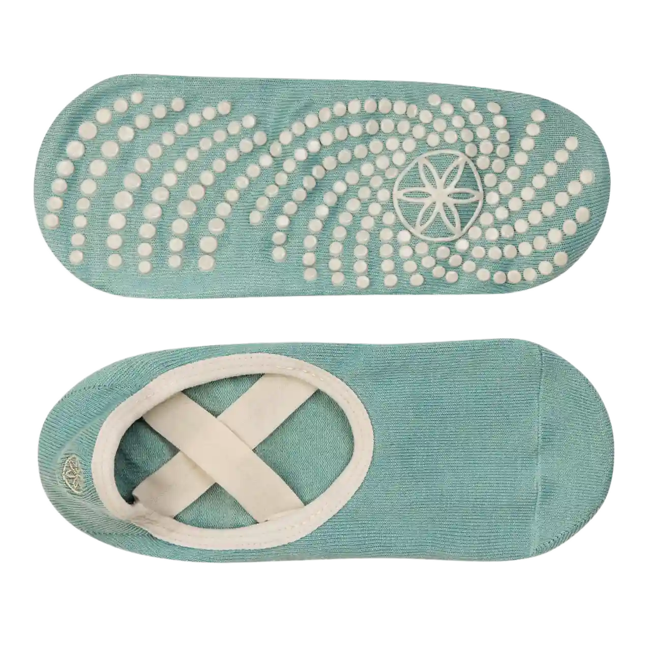 Gaiam Grippy Yoga Barre Sokker -Lys Grøn/Grå