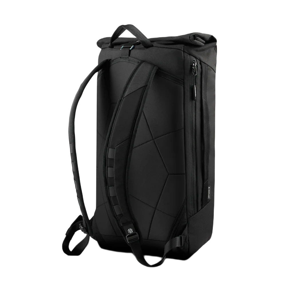 Heimplanet Carry Essentials Sort Rygsæk, bagfra