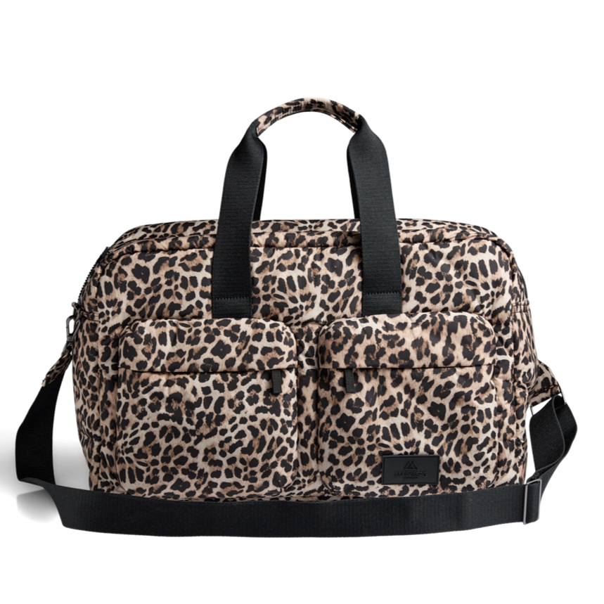 Markberg More rejsetaske i leopardmønster