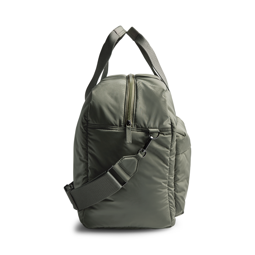 Markerg Moreweekendtaske olivengrøn, fra siden