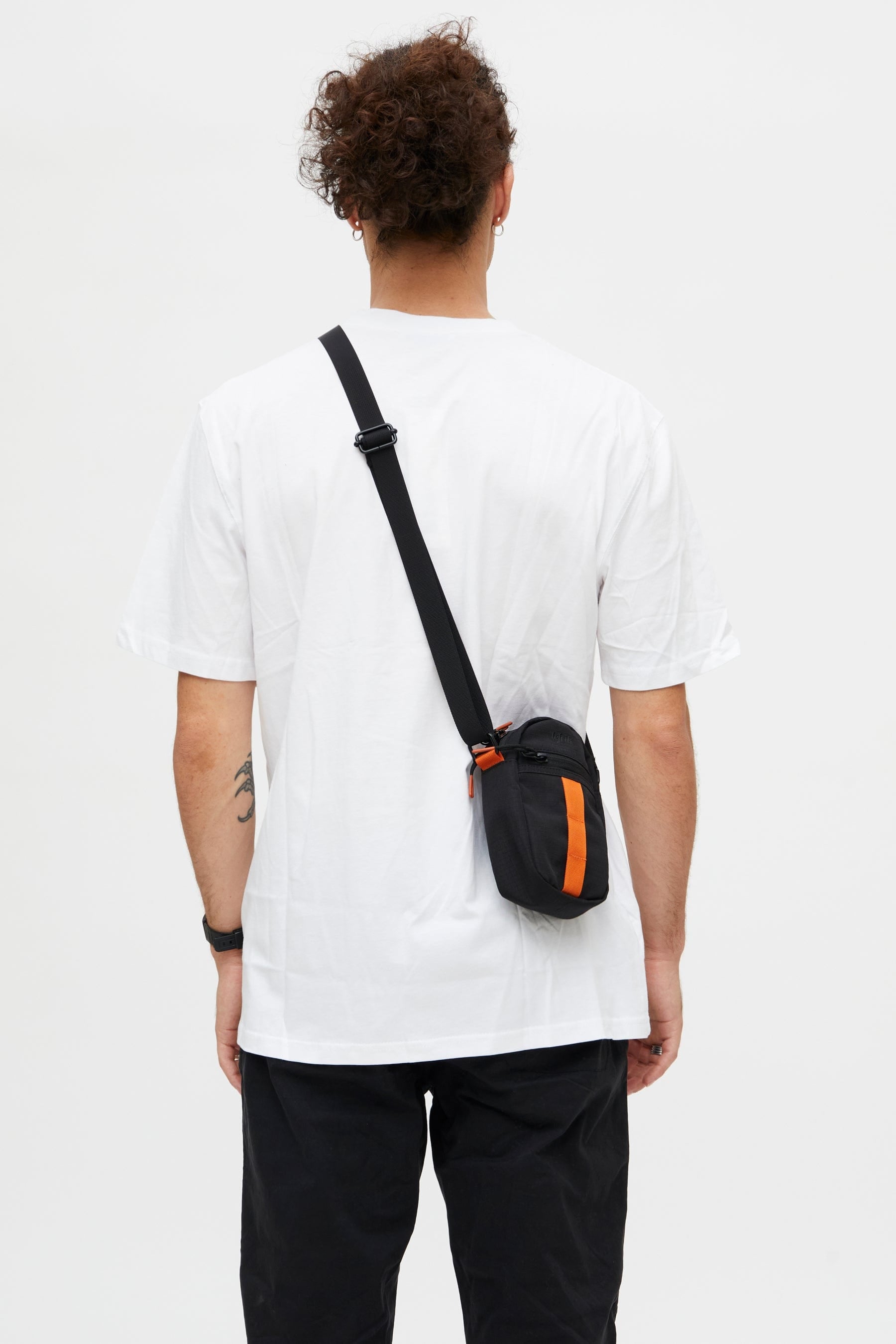 mand set bagfra med lefrik sort messenger bag