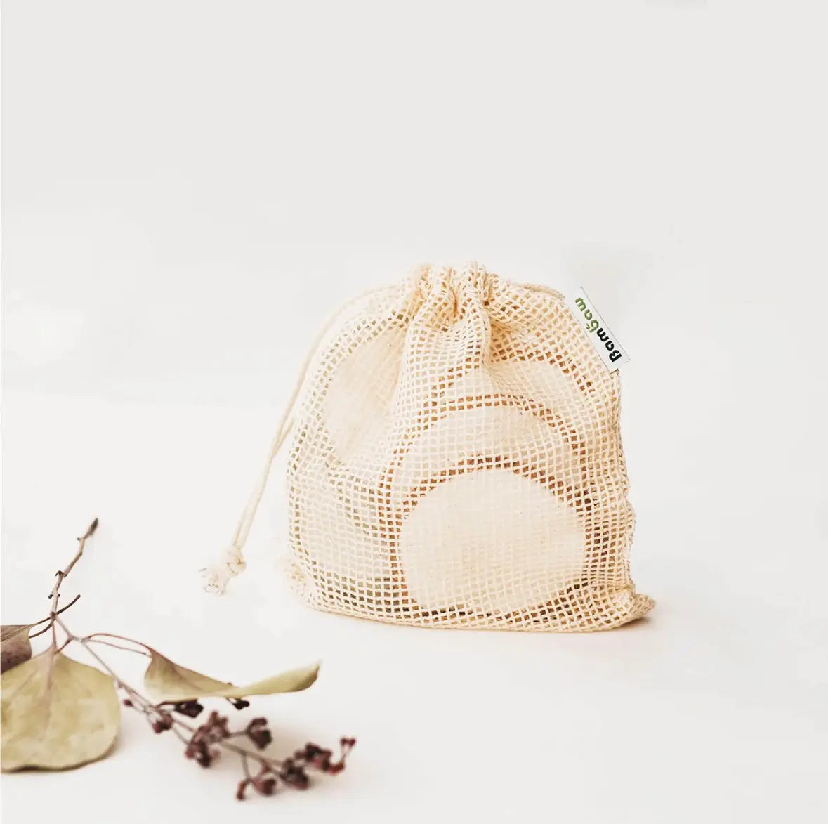 Bambaw mesh bomuldspose