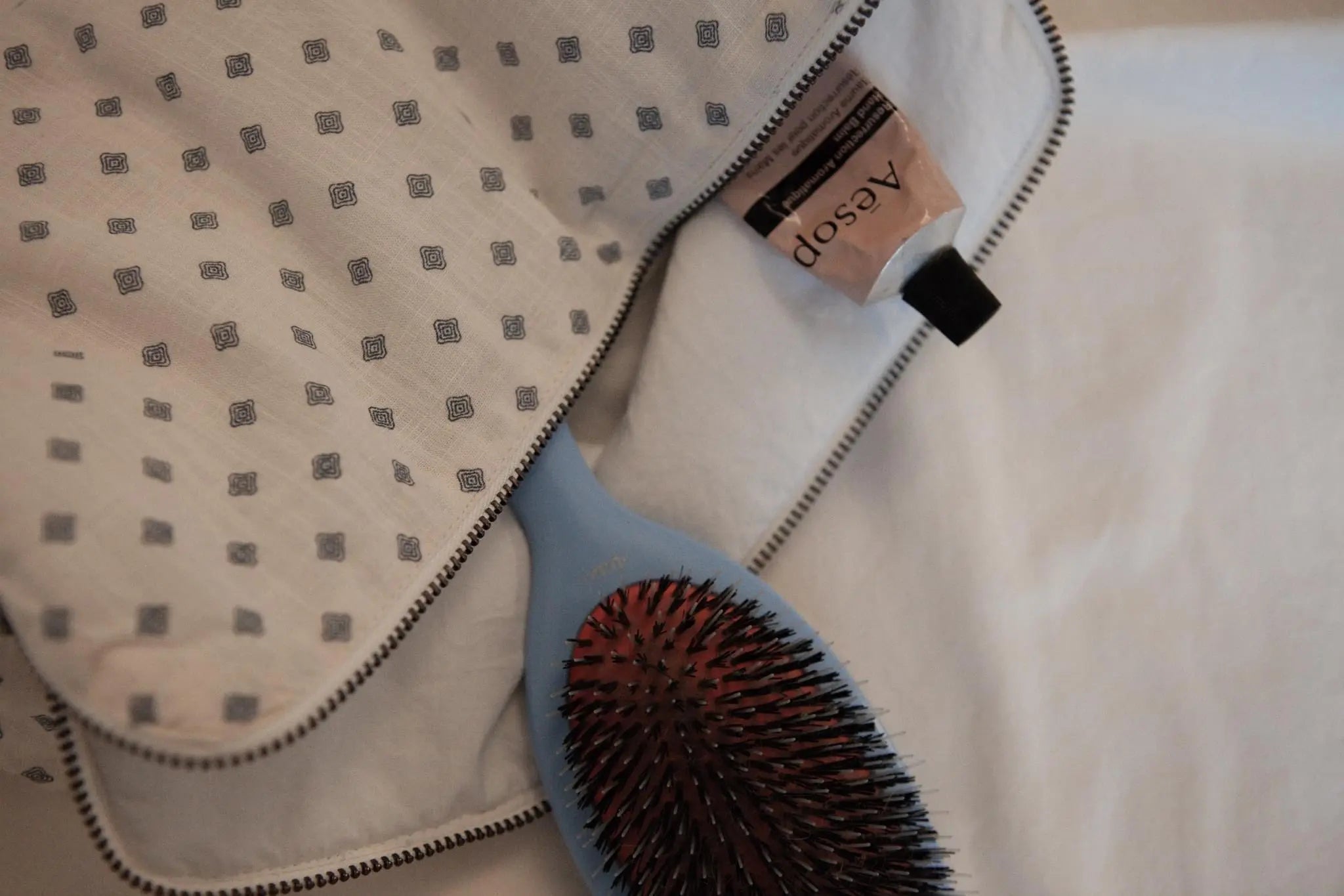 Toilettaske Feder Celia Pure med indhold