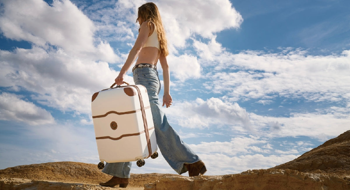 Dame med delsey chatelet kuffert