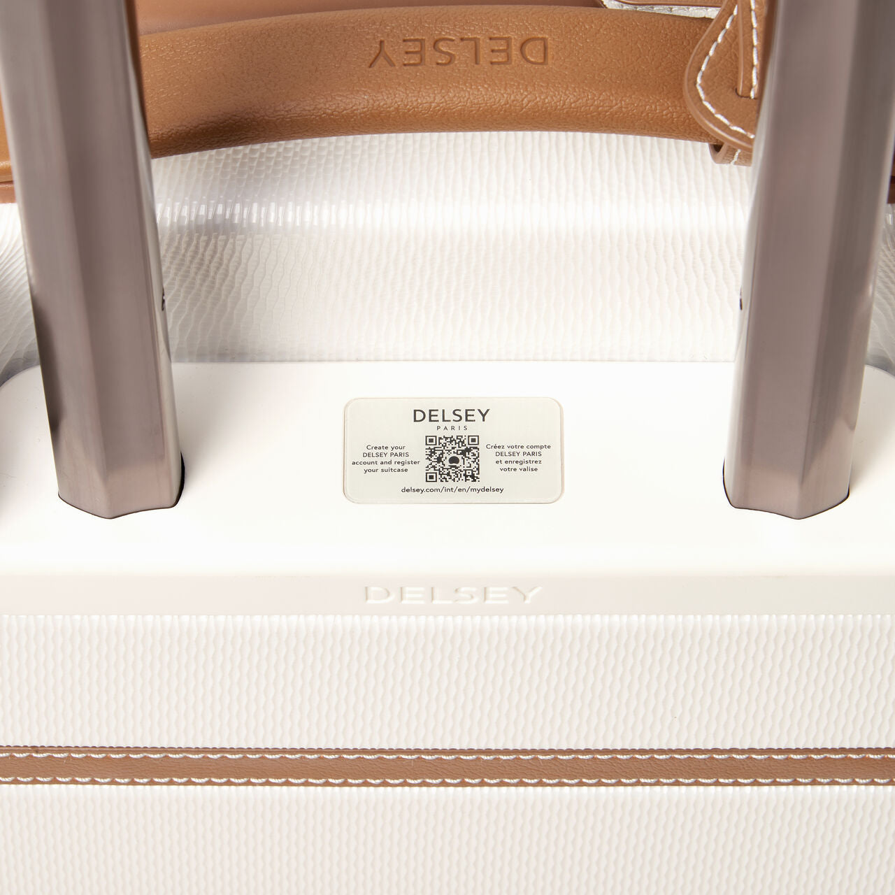 Delsey Chatelet air angora kuffert QR- kode
