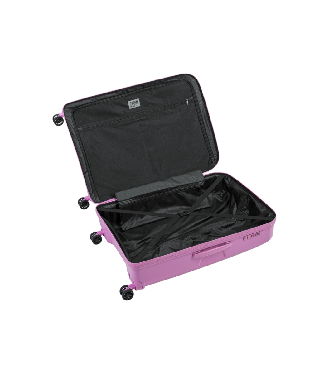 epic phantom pink kabinekuffert, åben
