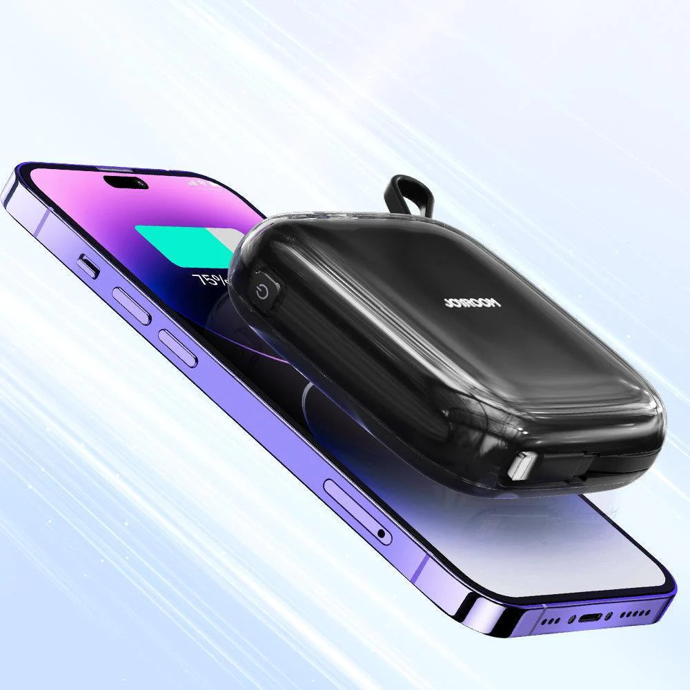 joyroom powerbank sort oplader IPhone