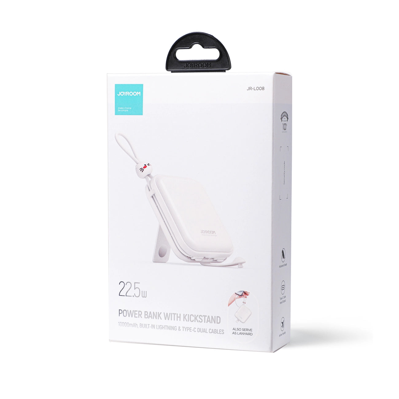 Joyroom White cutie powerbank, pakke