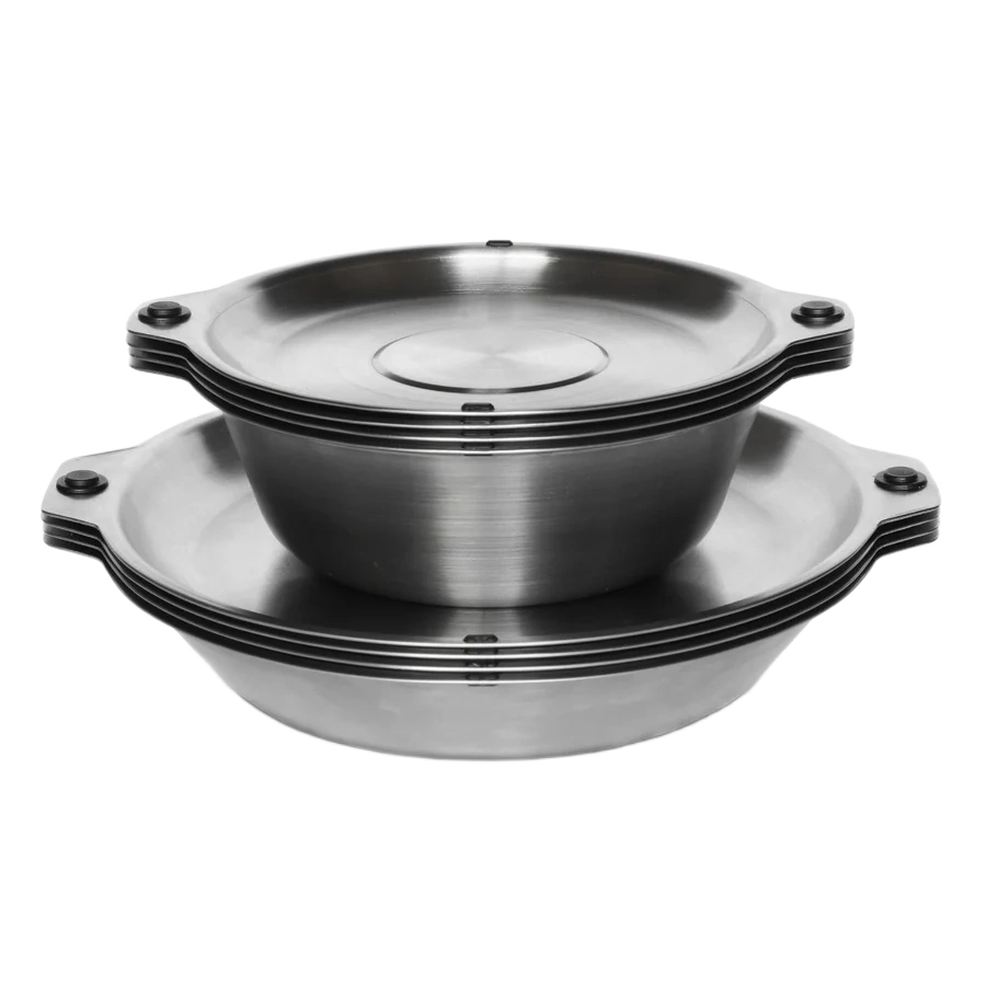 Full Windsor Magware æt med 4 skåle og tallerkner