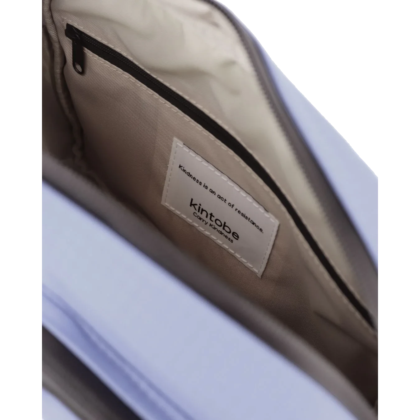 Kintobe Miles taske himmelblå, indvendig