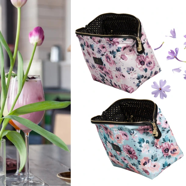 Mia Toilettaske Pink og Mint Paradise miljøbilde
