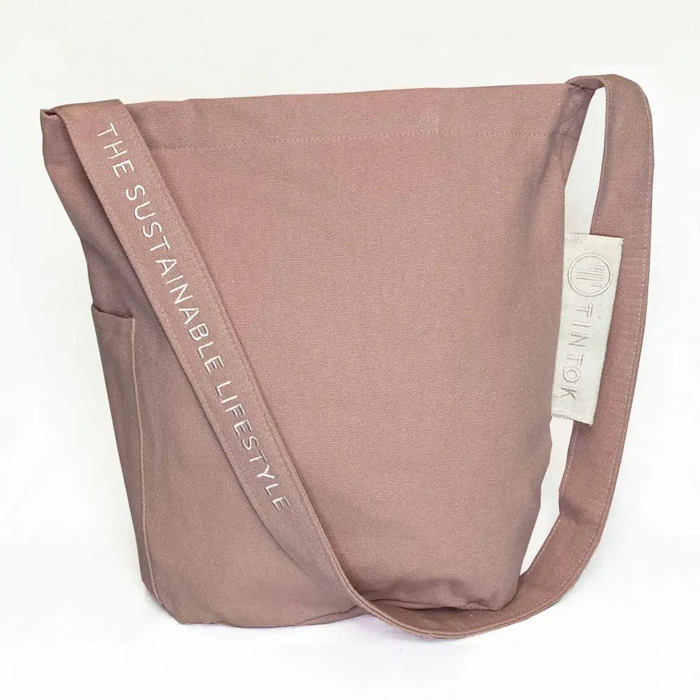 Mira Canvas tote Tintok rosa