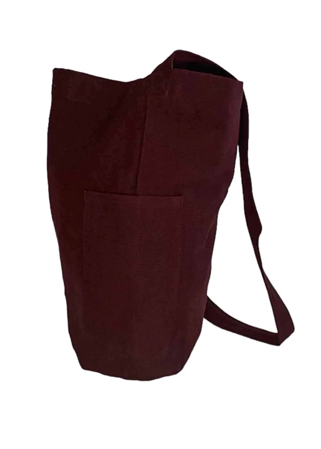 Mira Canvas tote vinrød