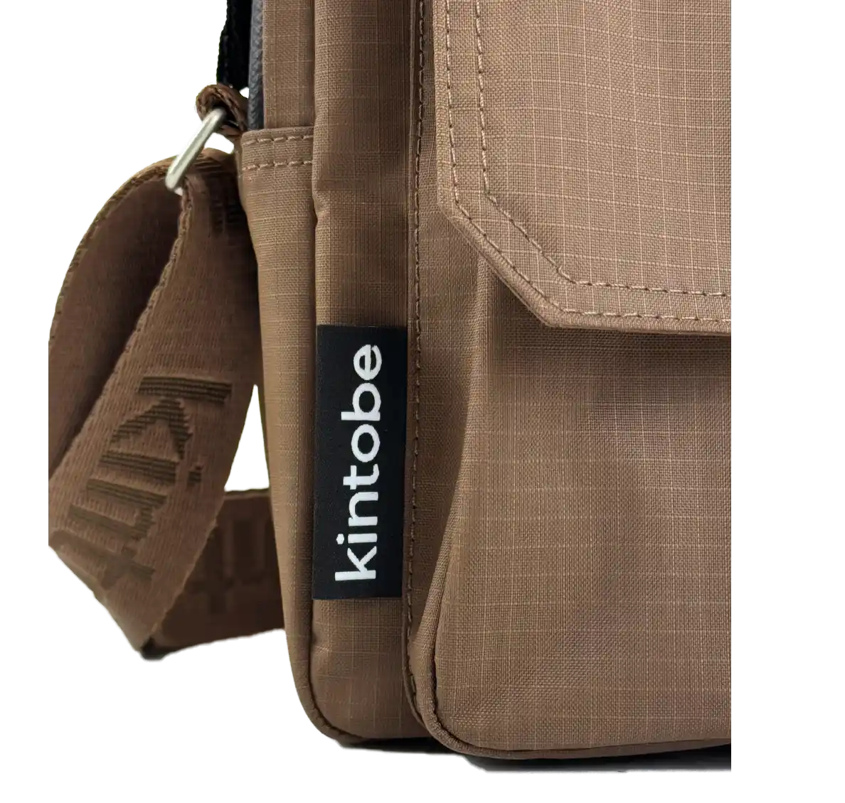 Kintobe Noah Messenger taske brun, detalje