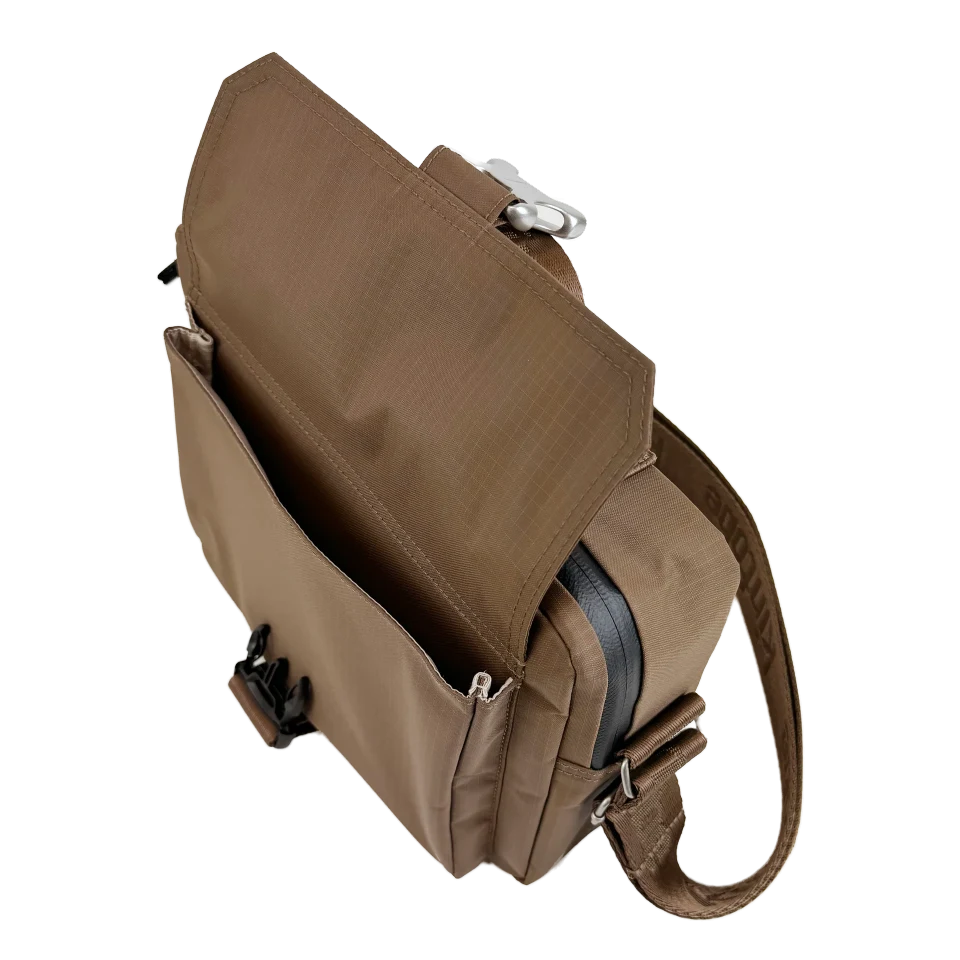 Kintobe Noah Messenger taske brun, frontlomme
