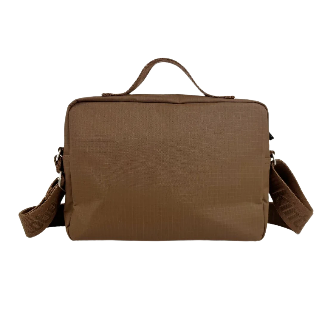 Kintobe Noah Messenger taske brun, bagfra
