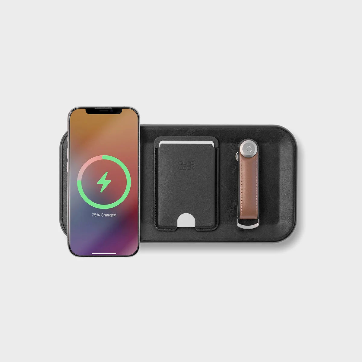 Orbitkey sort nest v2, låg med trådløs lader