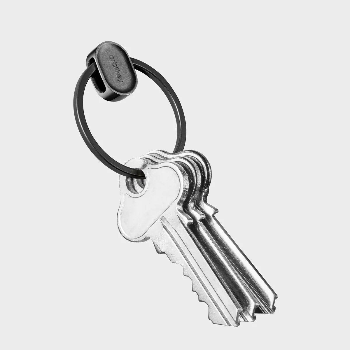 Orbitkey Ring v2, Sort, med nøgler