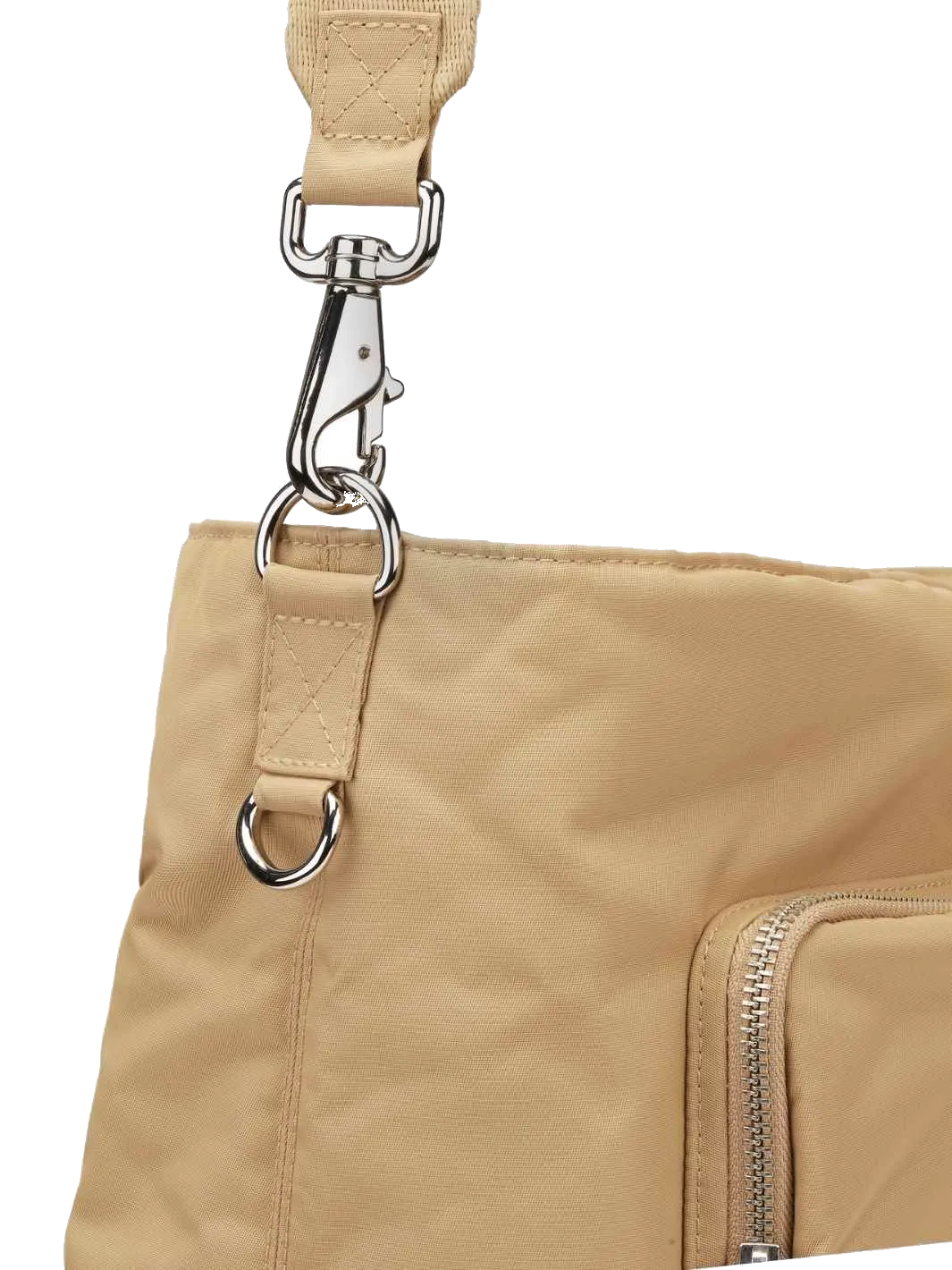 kintobe weekend taske beige, detaljefoto
