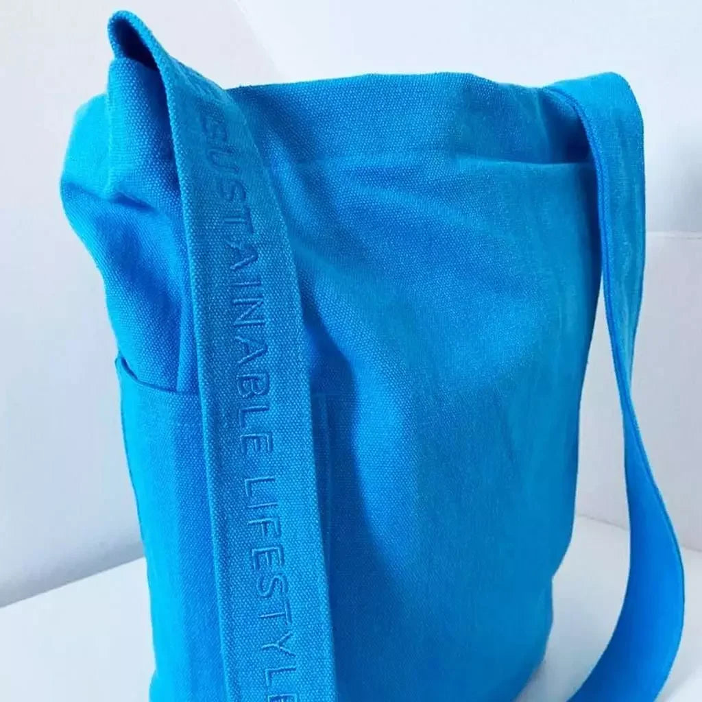 Tintok Mira Canvas Tote Royal Blue