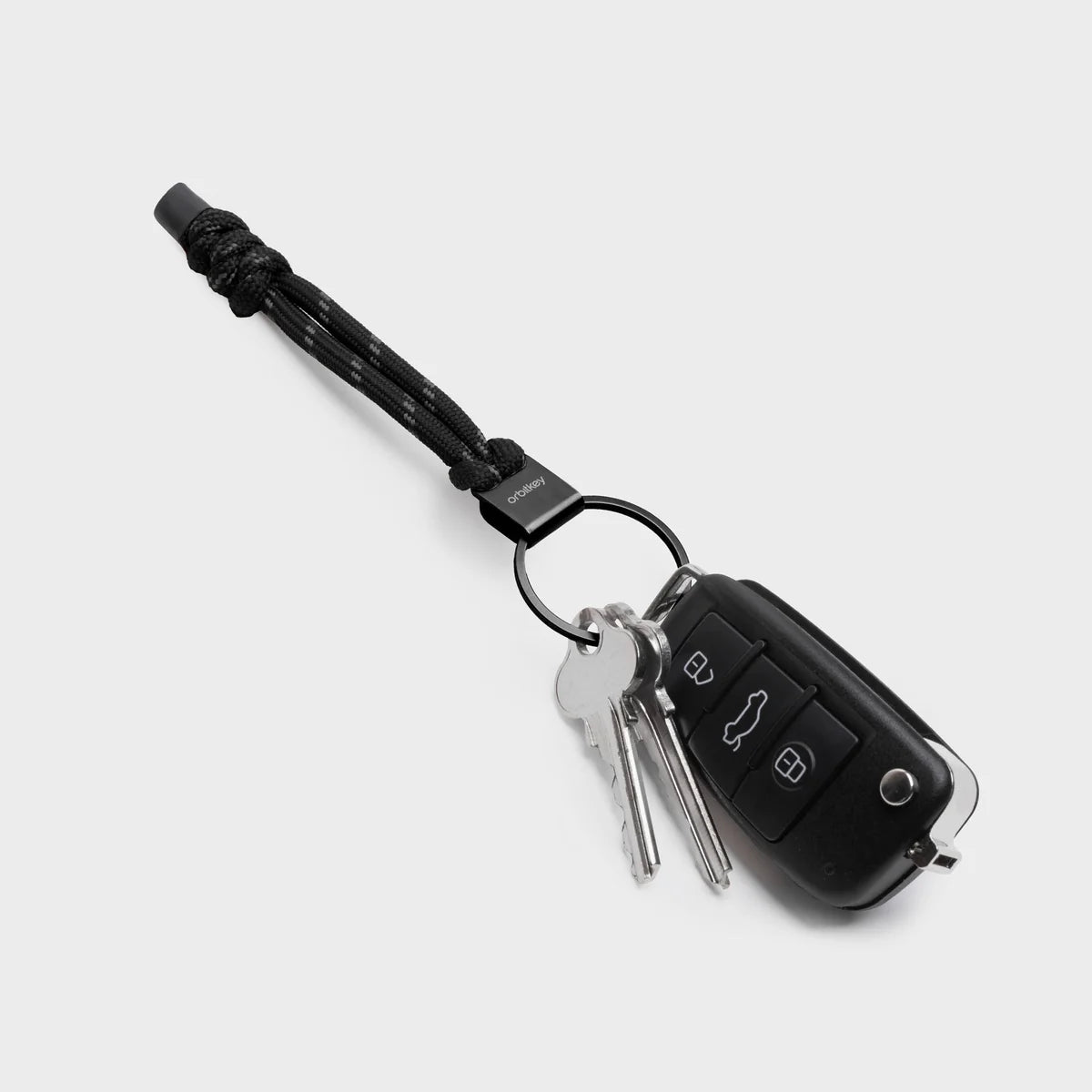 Orbitkey Urban Cord Keychain -Sort med nøgler
