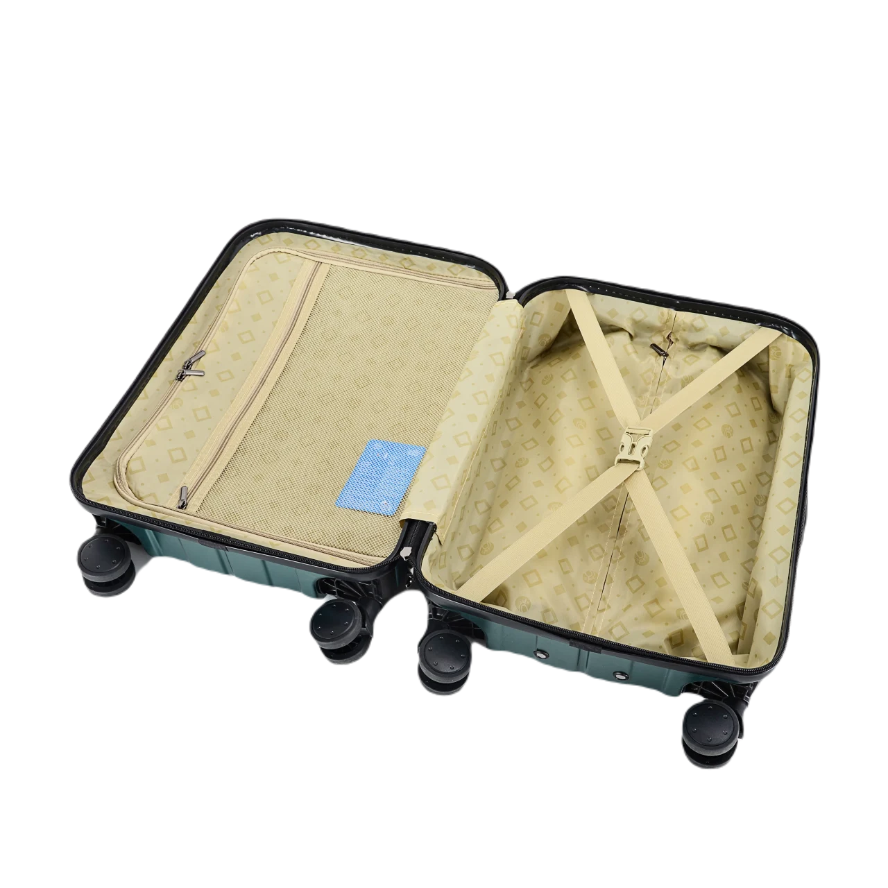 Adax MILEY kuffert grøn åben