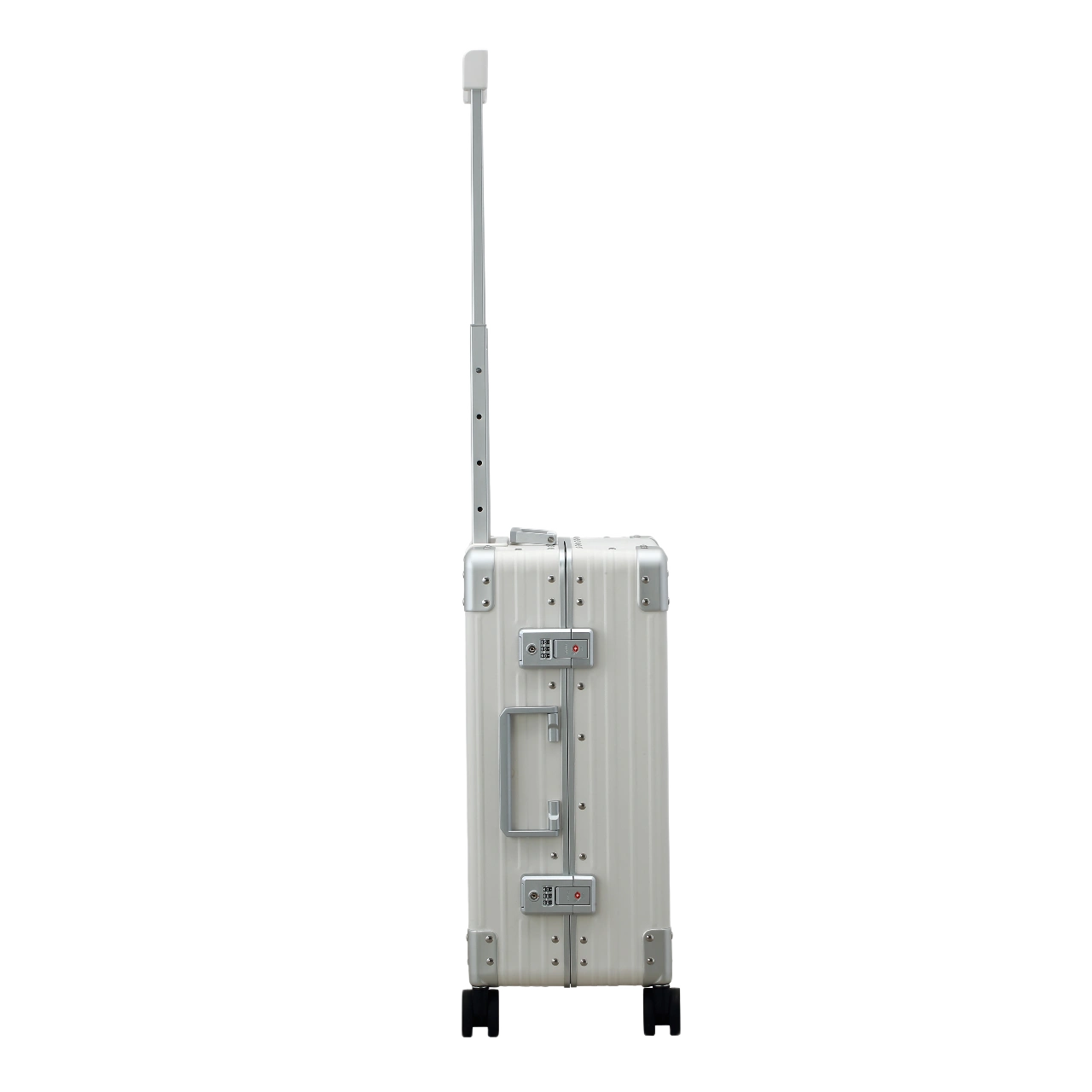 Aleon Fortis aluminiumskuffert CarryOn 21", fra siden