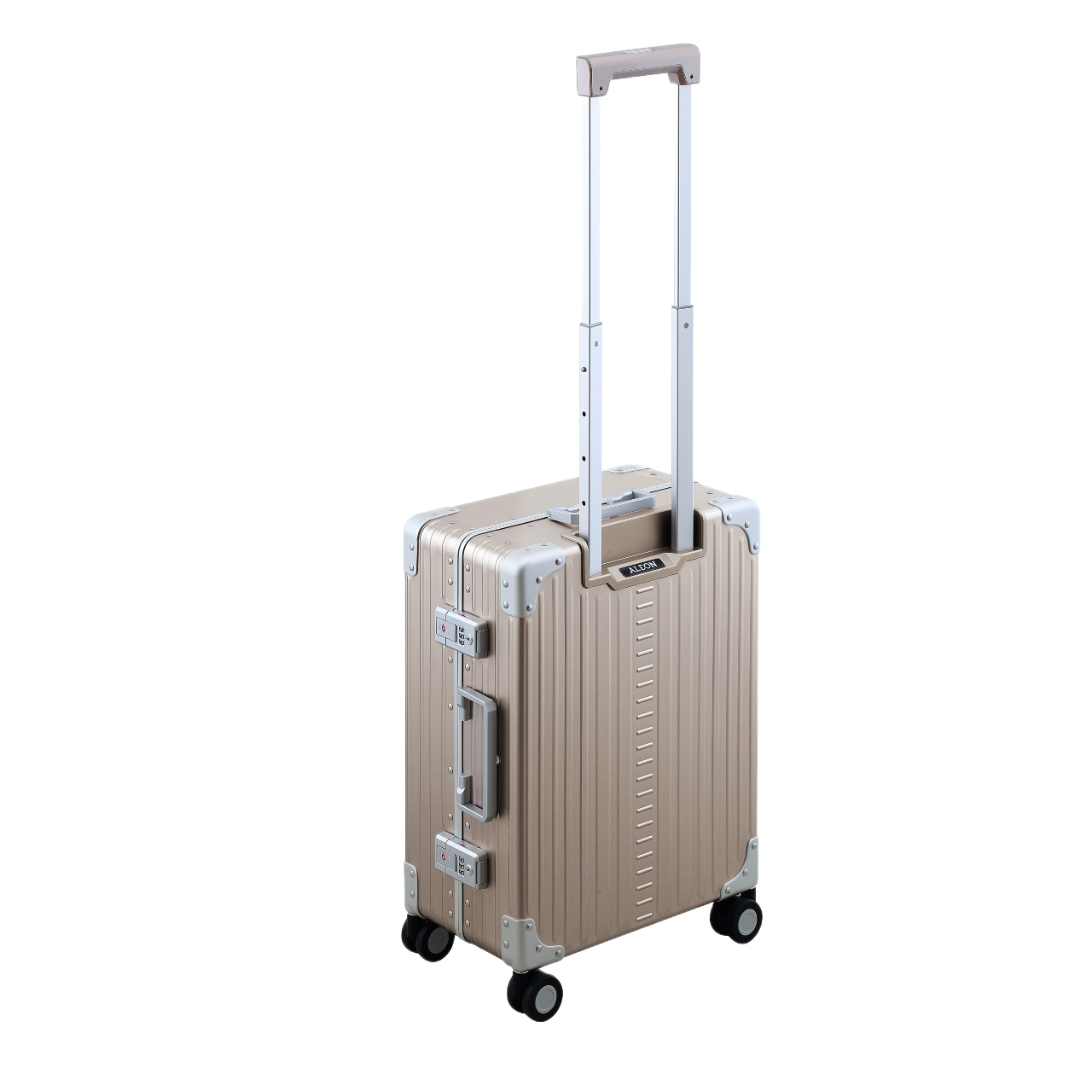 aleon fortis aluminiums kabinekuffert 21" Rosegold, bagfra