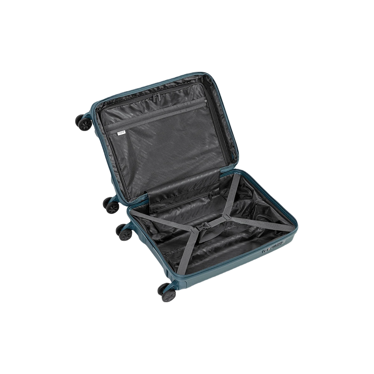 epic anthem kabinekuffert i faven aquateal åben