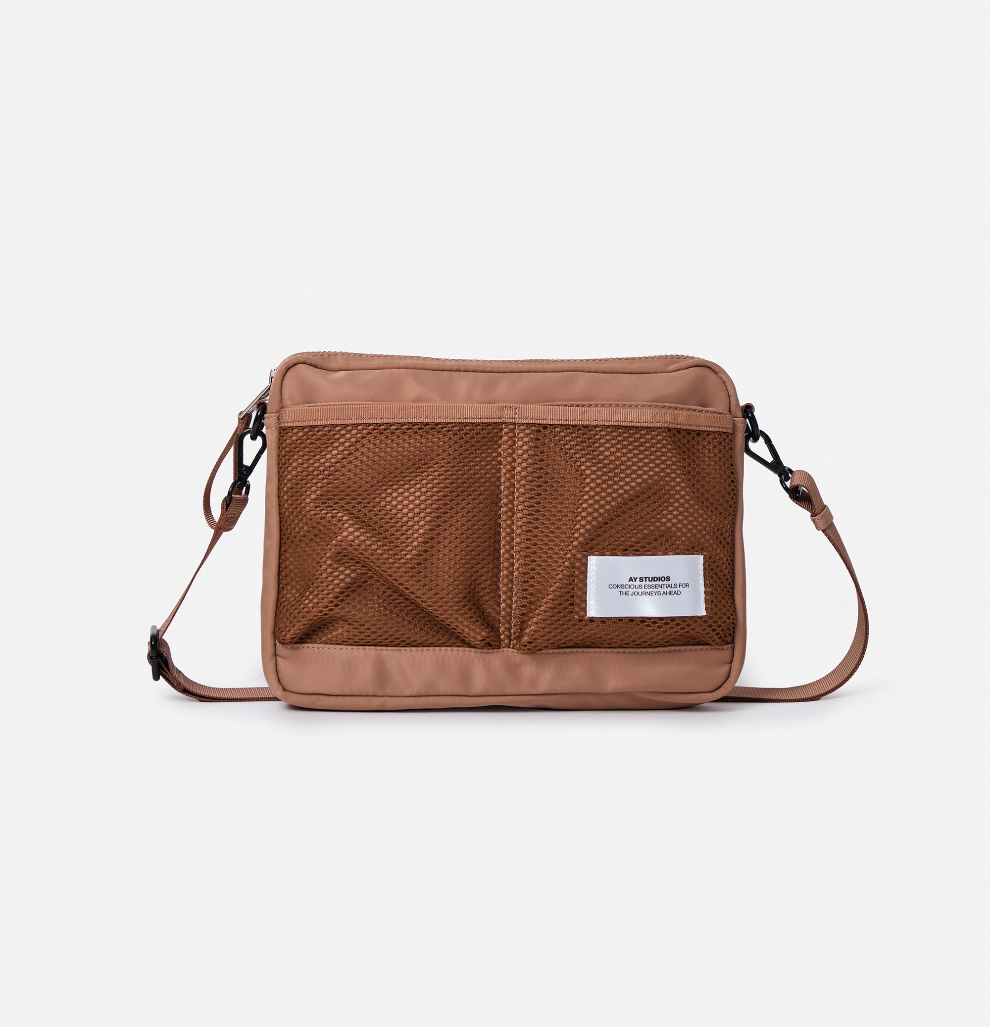 AY Studios Crossbody bag brun forfra