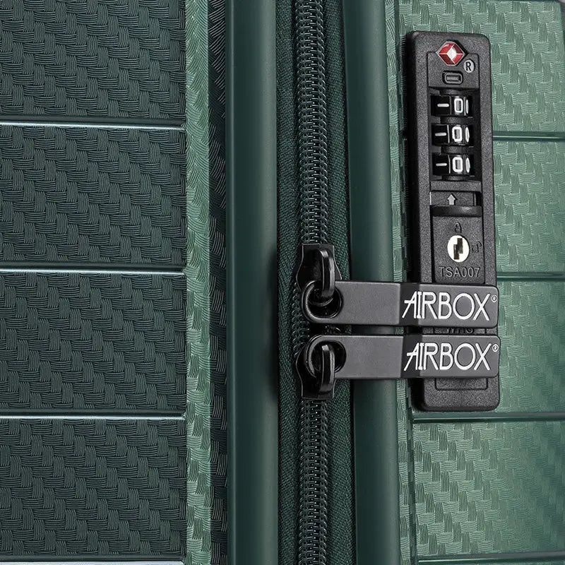 Airbox AZ18 grøn kabinekuffert , lås