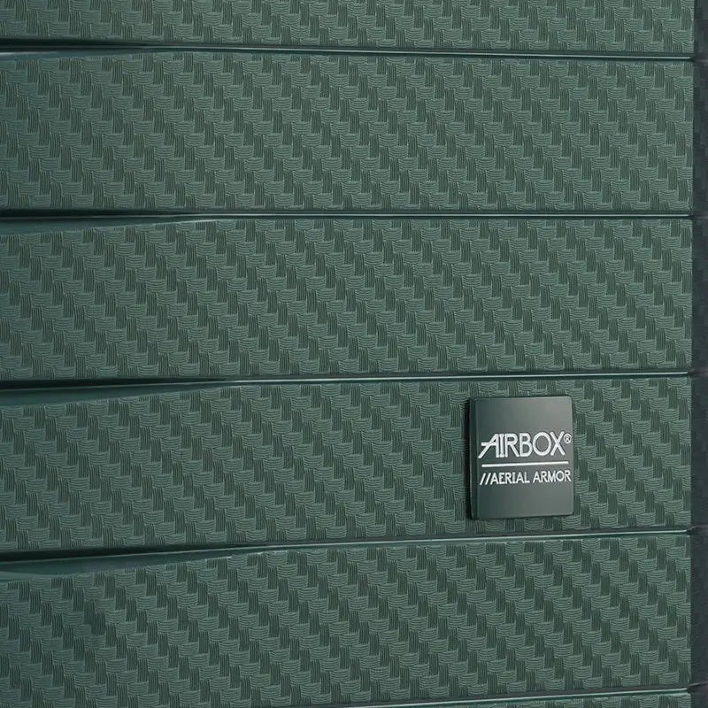 Airbox AZ18 grøn kabinekuffert , logo
