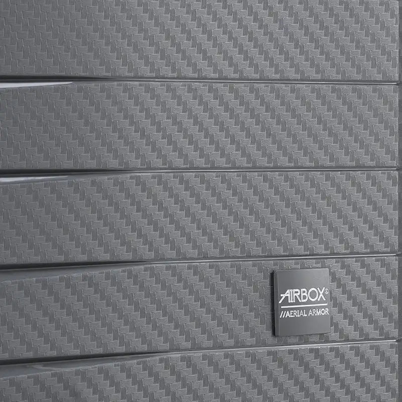 airbox az 18 grå kabinekuffert, logo