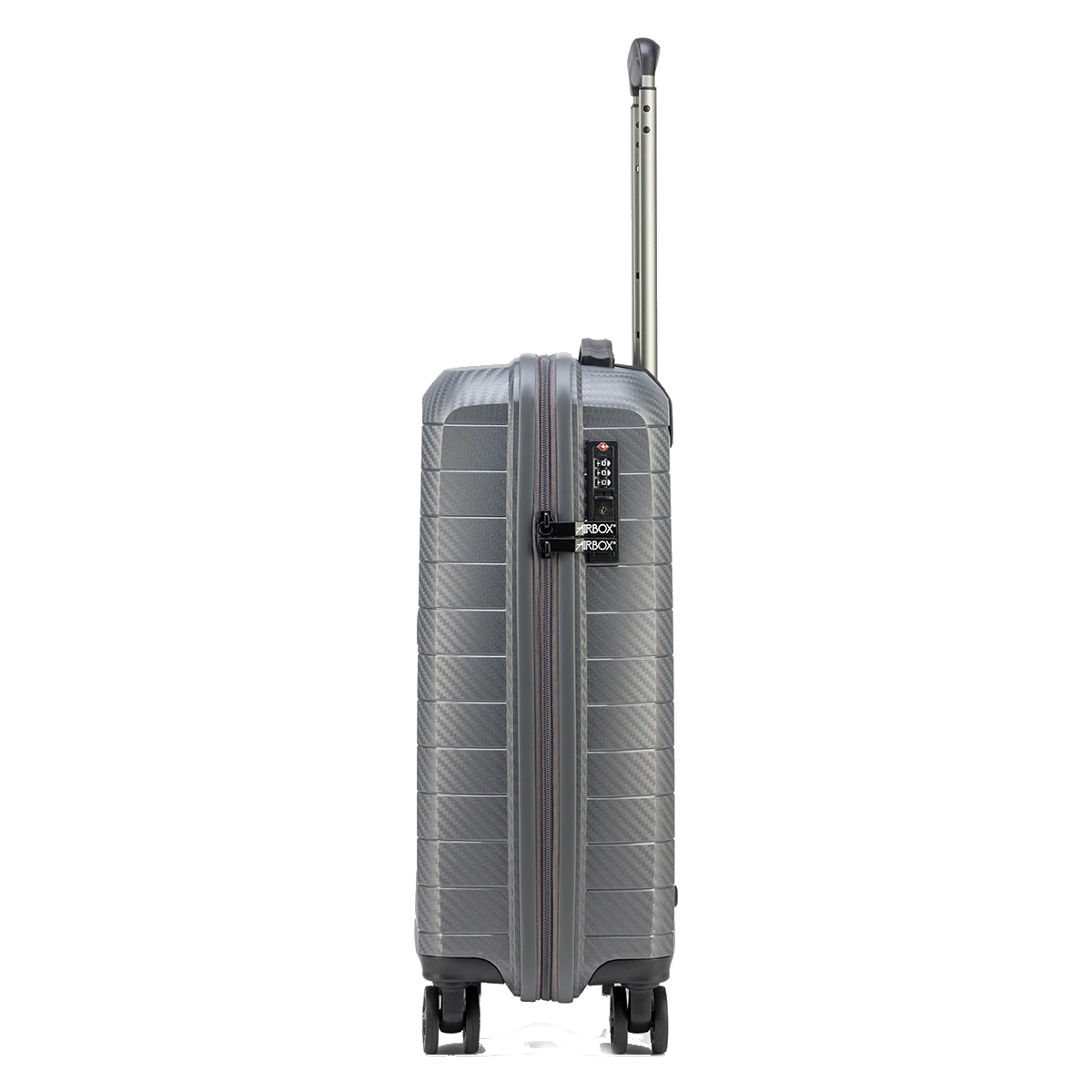 airbox az 18 grå kabinekuffert, fra siden