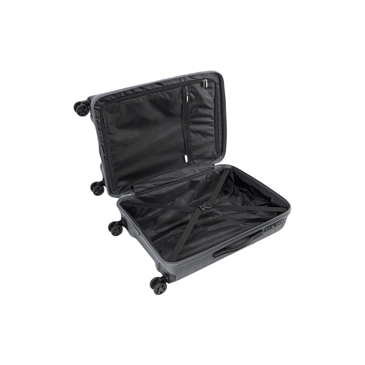 airbox az18 medium størrelse grå, åben