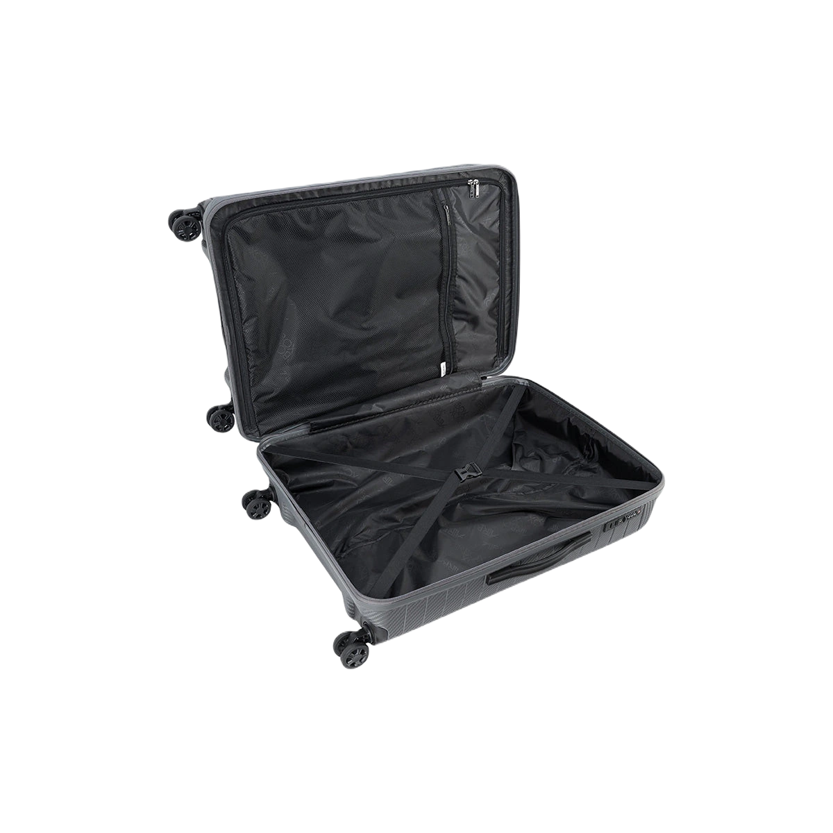 airbox AZ18 stor kuffert grå, åben