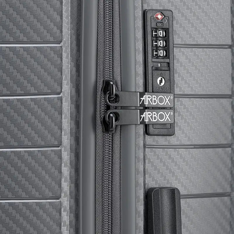 airbox AZ18 stor kuffert grå, lås